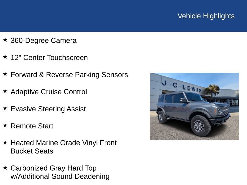 Certified 2024 Ford Bronco Badlands AWD/4WD image 32