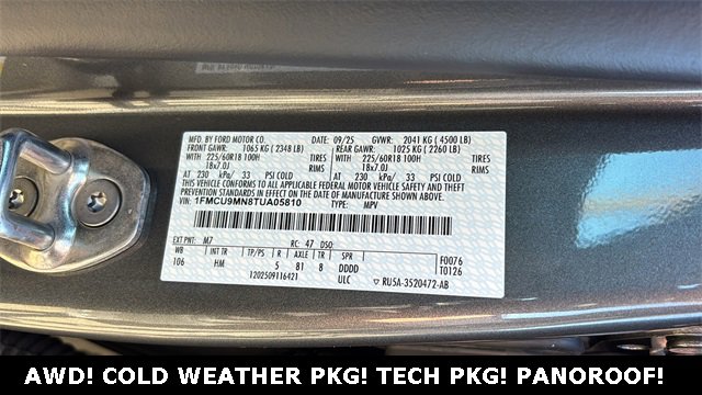 New 2026 Ford Escape ST-Line w/ Tech Pack #1 image 34