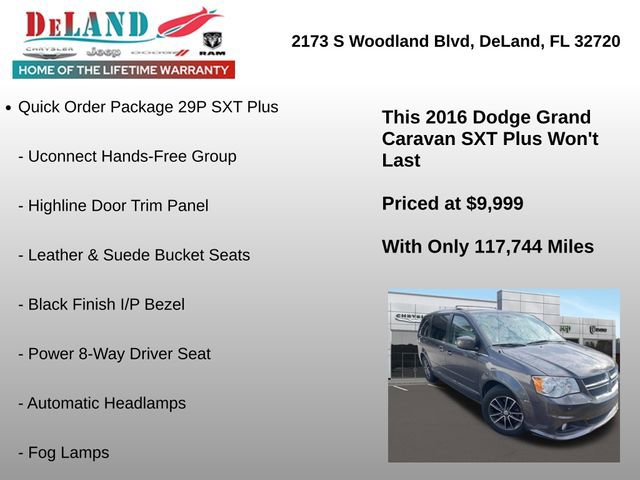 Used 2016 Dodge Grand Caravan SXT FWD image 2