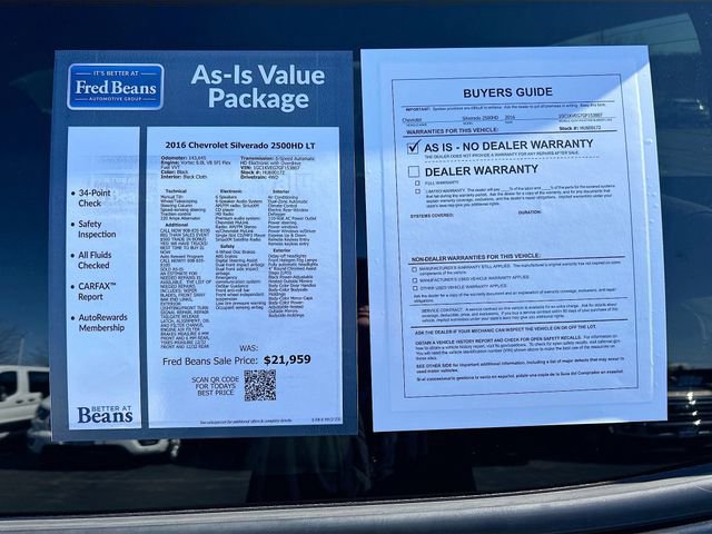 Used 2016 Chevrolet Silverado 2500 LT w/ All Star Edition image 33