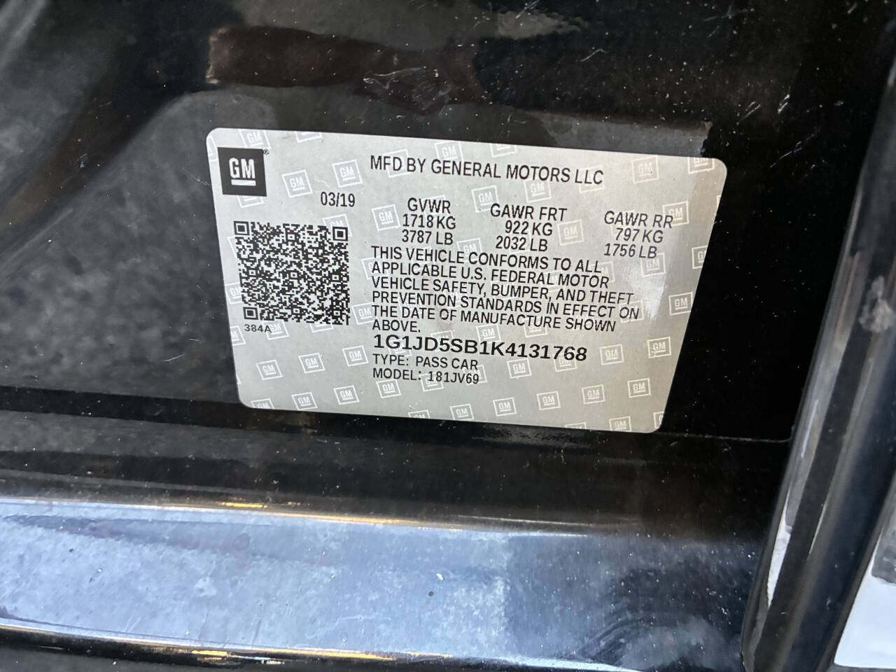Used 2019 Chevrolet Sonic LT FWD image 32