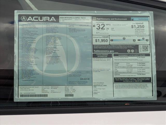 Used 2026 Acura Integra A-Spec FWD image 19