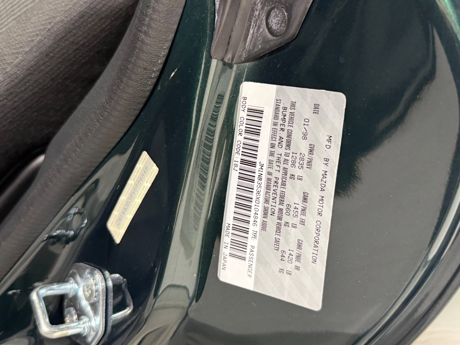 Used 1999 MAZDA MX-5 Miata RWD image 43