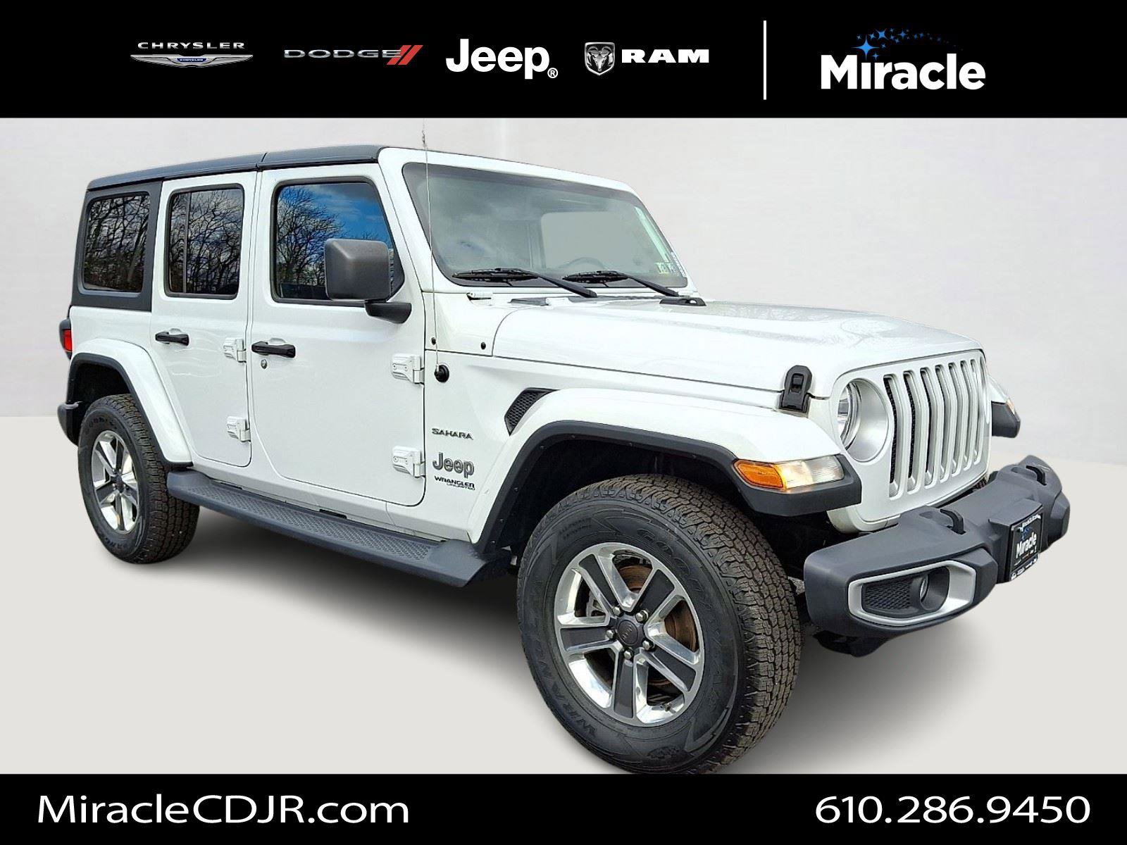 Certified 2018 Jeep Wrangler Unlimited Sahara image 1