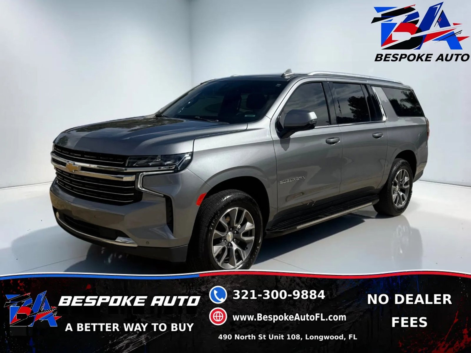 Used 2022 Chevrolet Suburban LT w/ Luxury Package RWD image 1