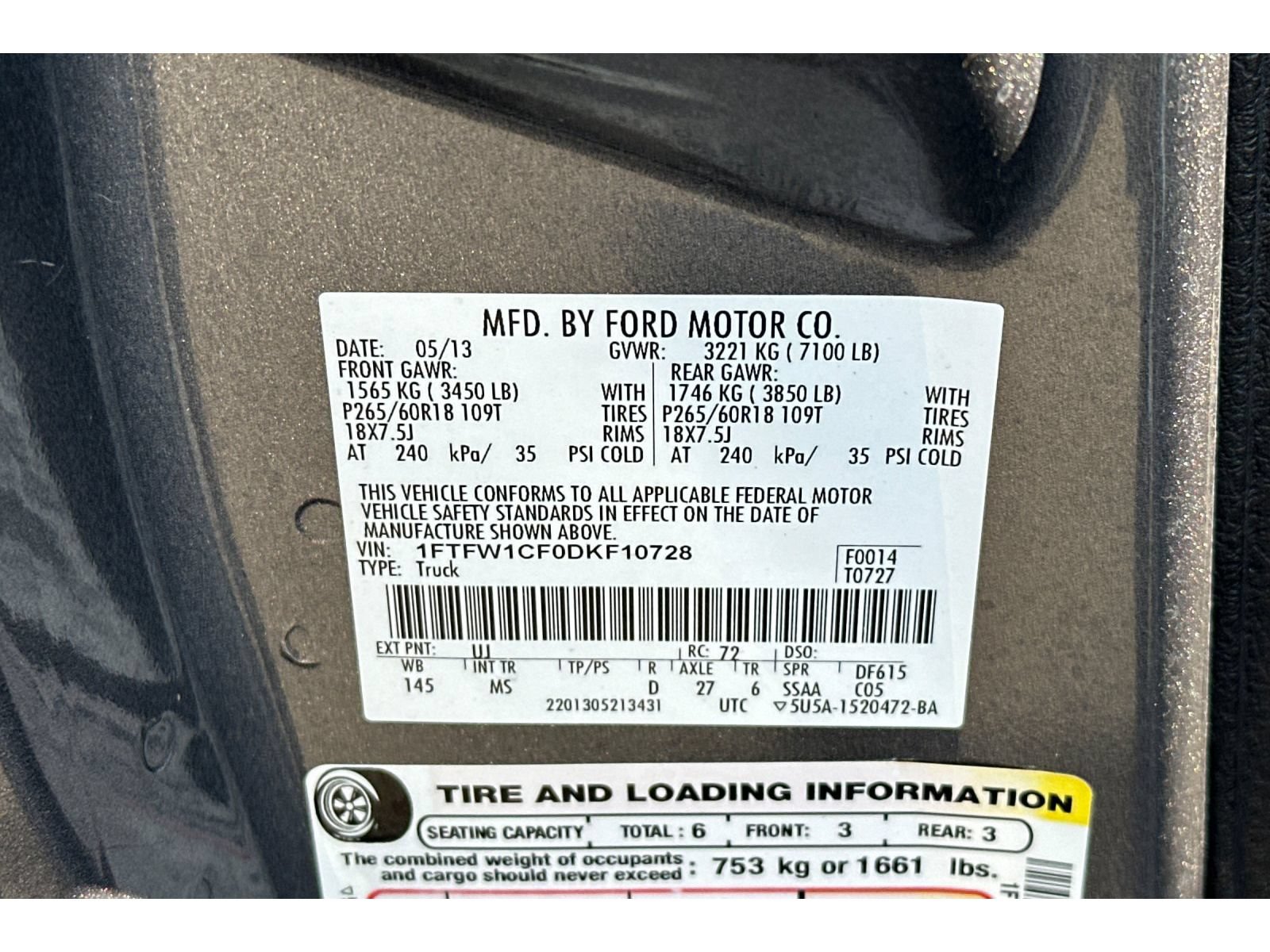 Used 2013 Ford F150 XLT w/ XLT Chrome Pkg RWD image 31