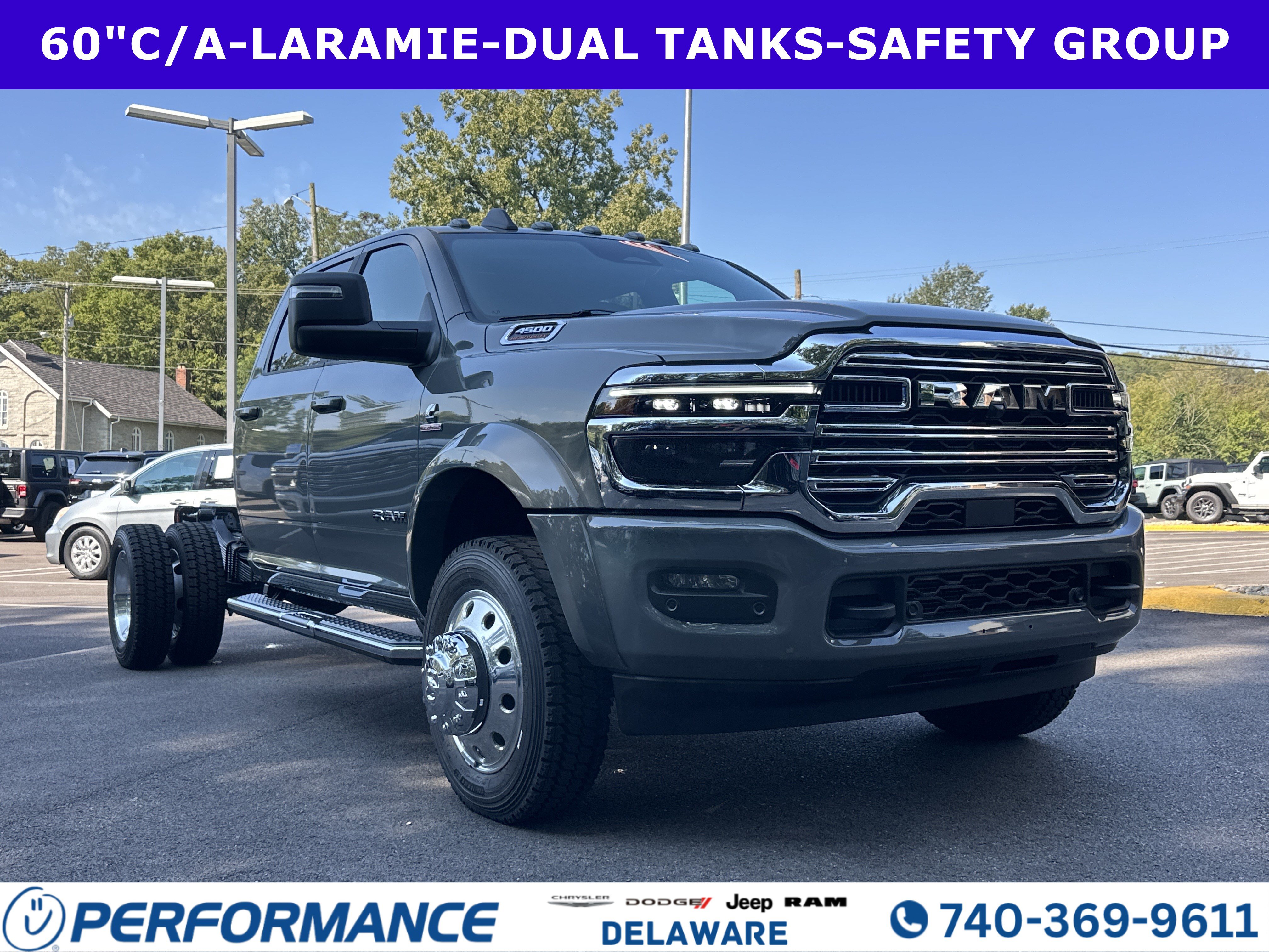 New 2027 RAM 4500 4x4 Crew Cab DRW w/ Laramie Trim Package