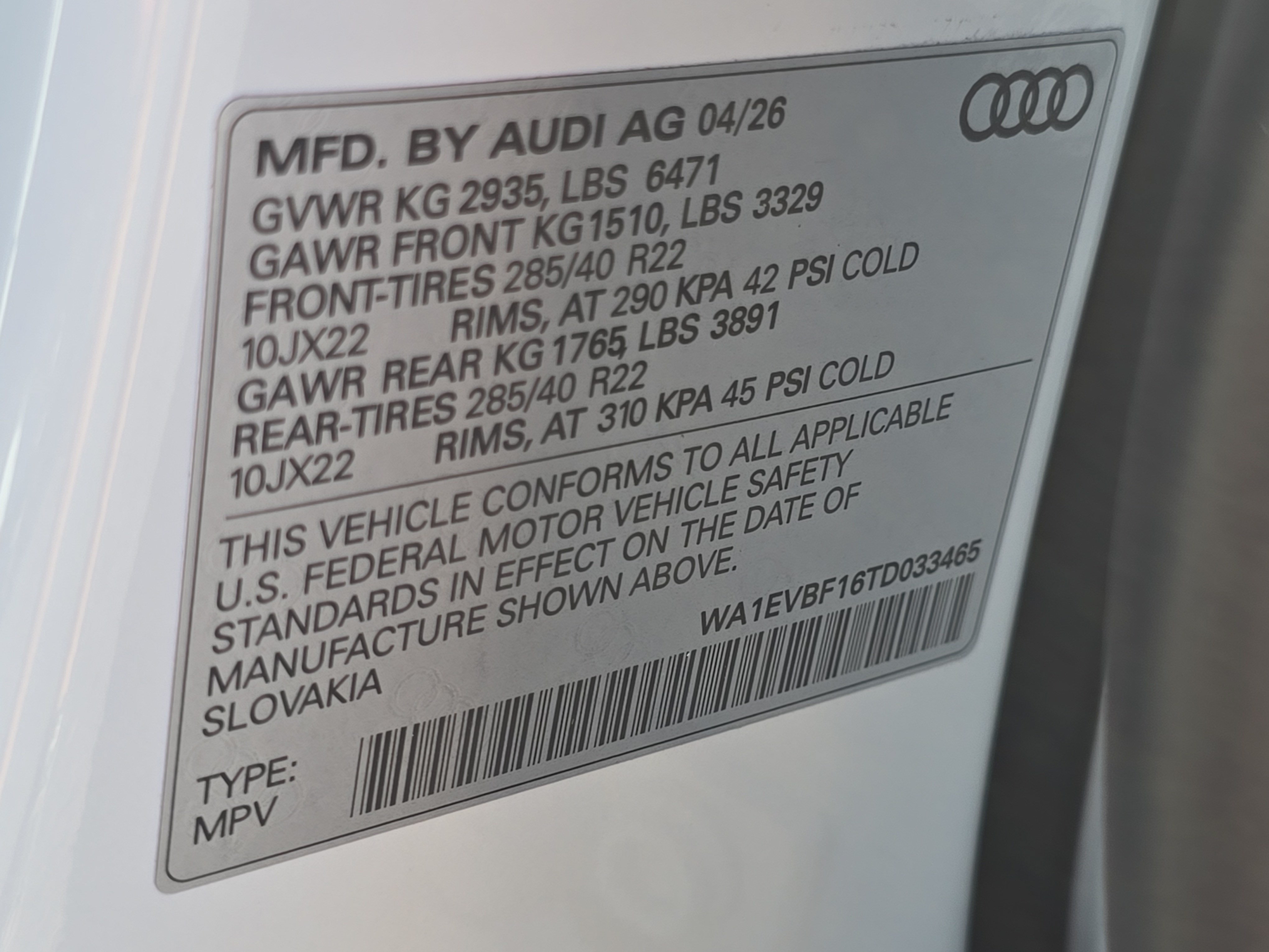 New 2026 Audi Q8 Premium Plus AWD/4WD image 36