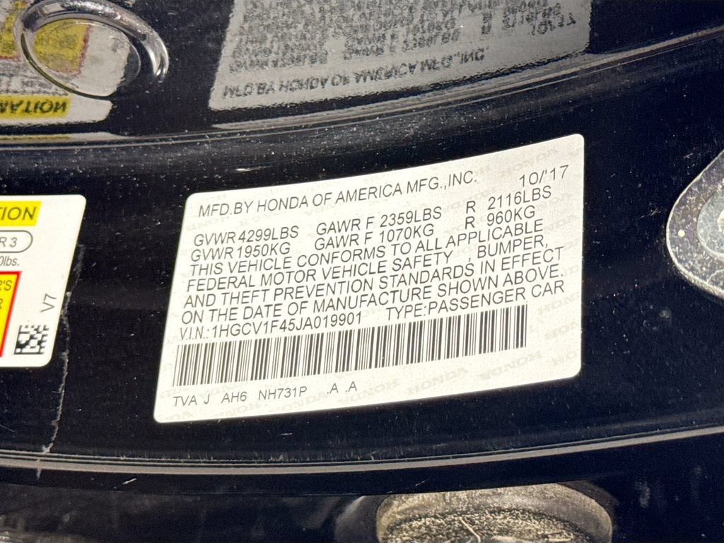 Used 2018 Honda Accord EX image 39