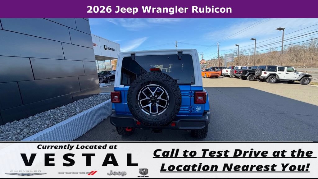 New 2026 Jeep Wrangler Unlimited Rubicon w/ Whitecap Package AWD/4WD image 11