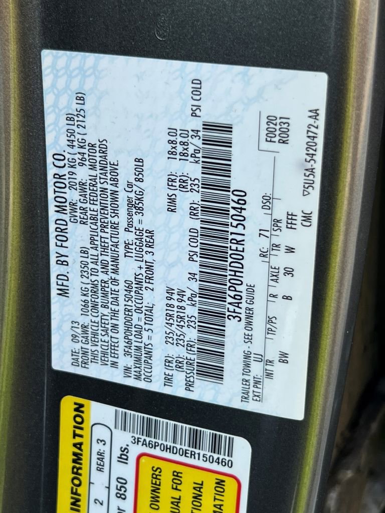 Used 2014 Ford Fusion SE w/ Equipment Group 202A image 28