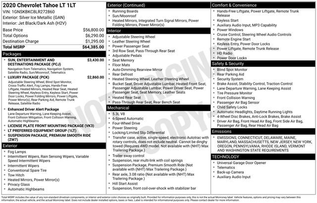 Used 2020 Chevrolet Tahoe LT image 37