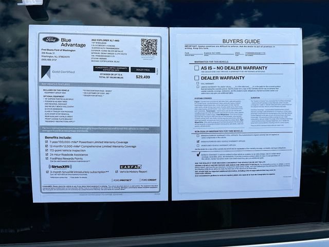 Certified 2022 Ford Explorer XLT w/ Class IV Trailer Tow Package AWD/4WD image 41