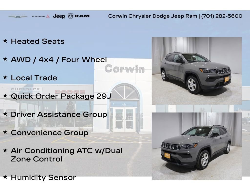 Used 2023 Jeep Compass Latitude w/ Convenience Group AWD/4WD image 8