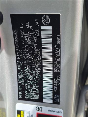 Used 2022 Lexus ES 350 w/ Premium Package FWD image 15