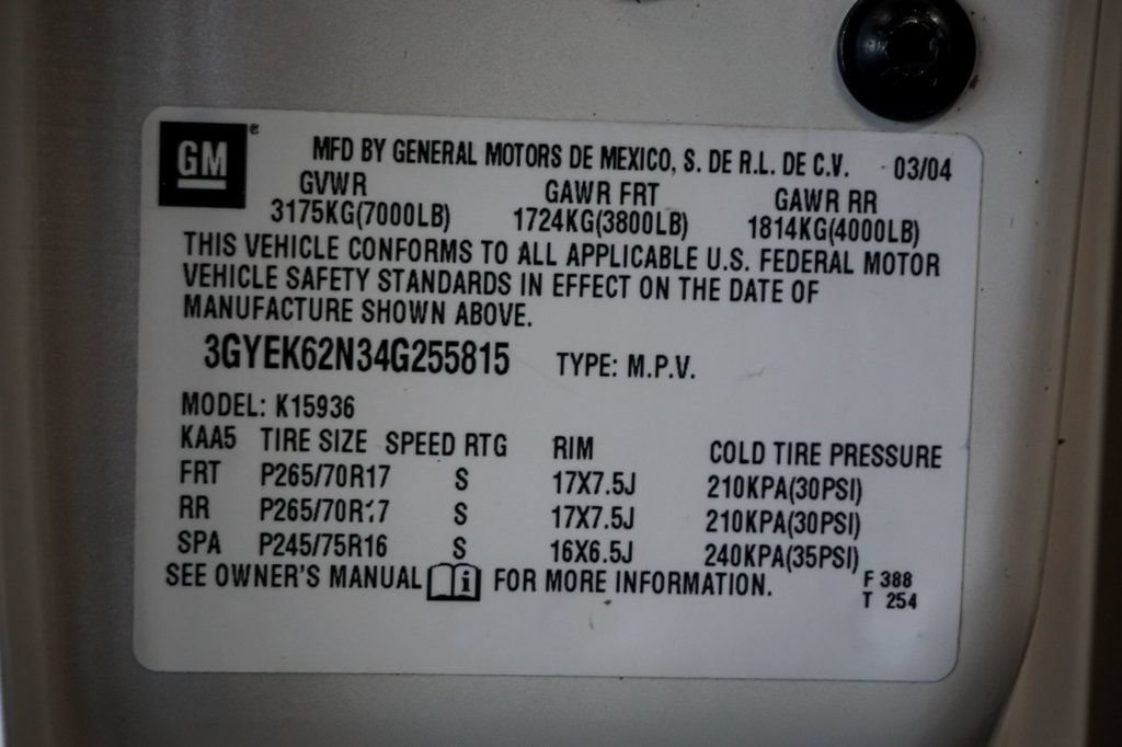 Used 2004 Cadillac Escalade EXT AWD/4WD image 15