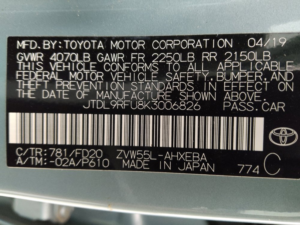 Used 2019 Toyota Prius LE AWD/4WD image 33