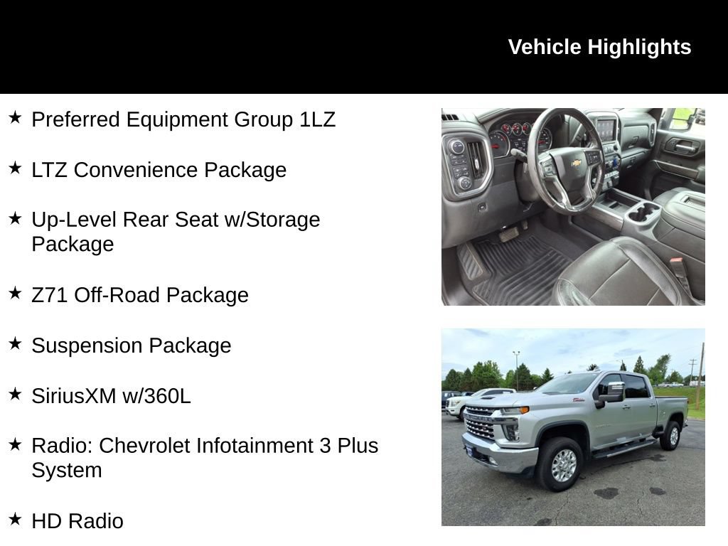 Used 2020 Chevrolet Silverado 2500 LTZ w/ LTZ Convenience Package AWD/4WD image 6