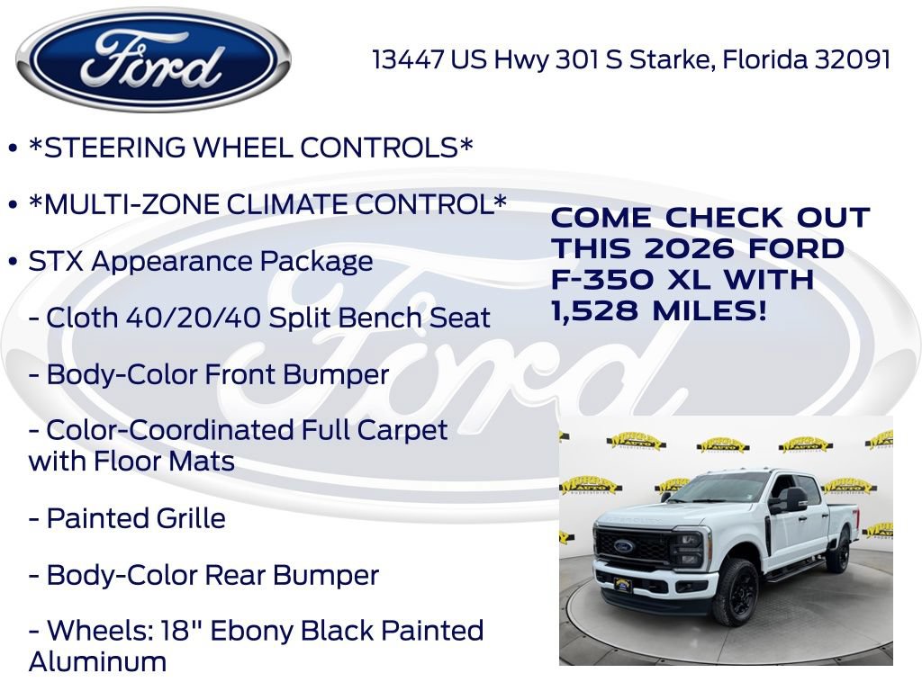 Used 2026 Ford F350 XL w/ STX Appearance Package AWD/4WD image 15
