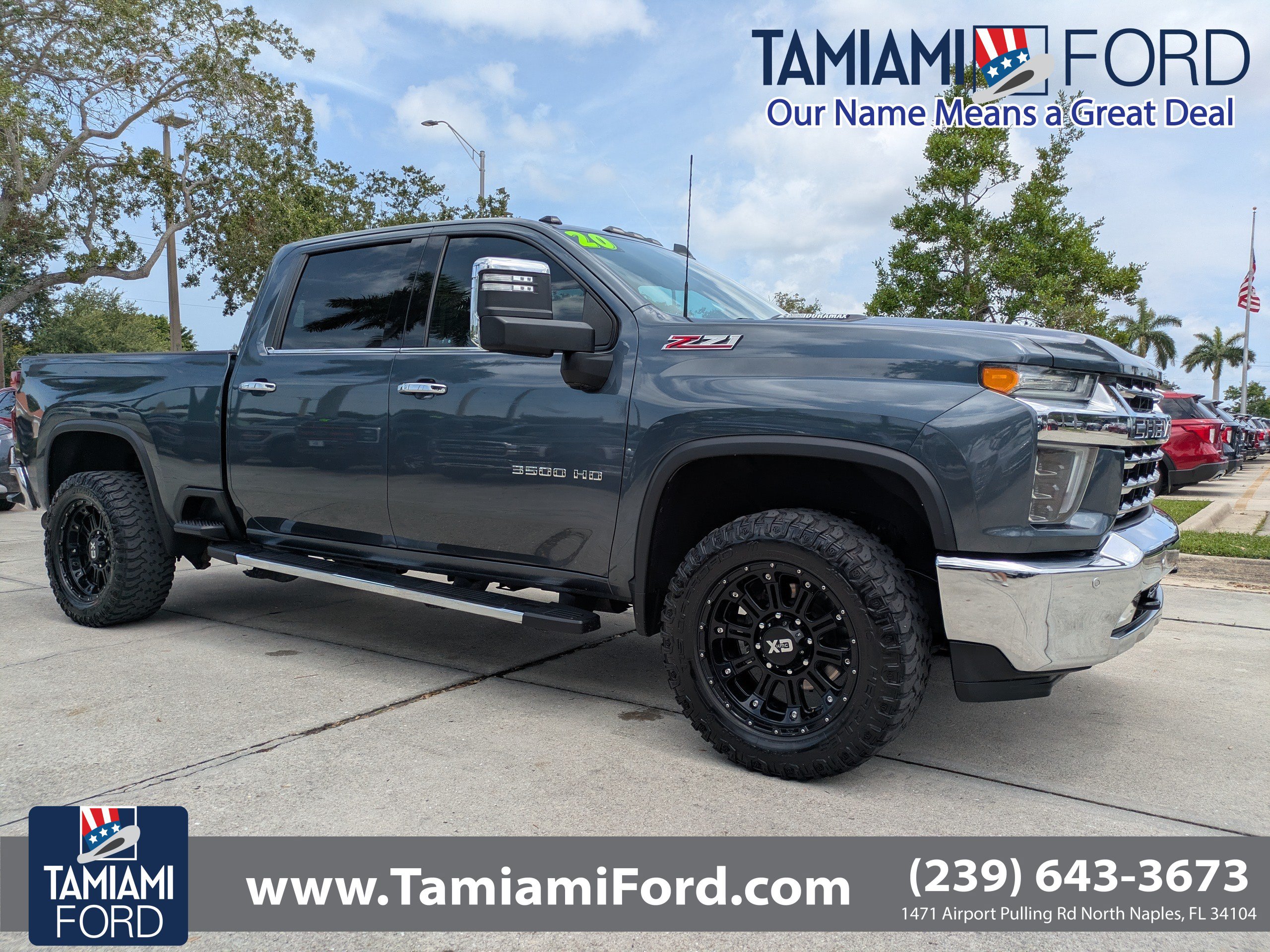 Used 2020 Chevrolet Silverado 3500 LTZ w/ LTZ Premium Package AWD/4WD image 1
