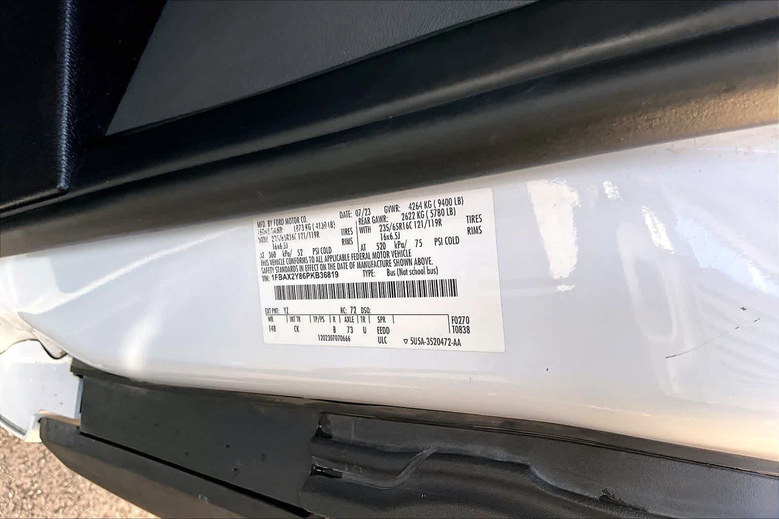 Used 2023 Ford Transit 350 XLT RWD image 34