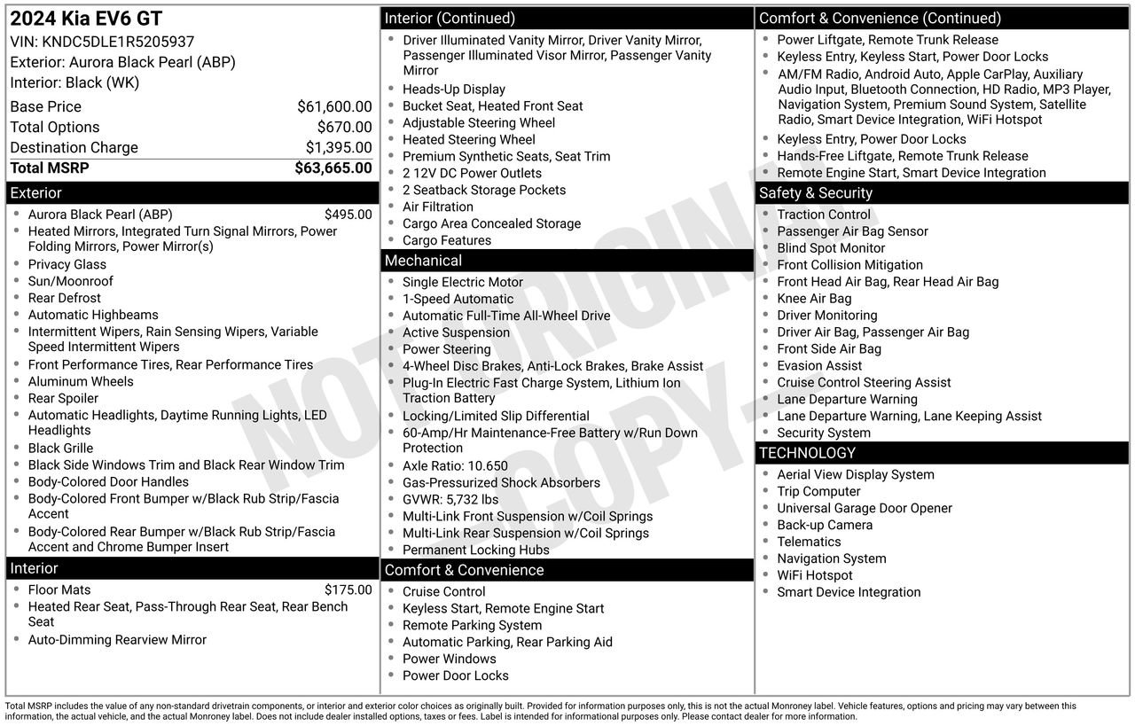 Certified 2024 Kia EV6 GT image 32