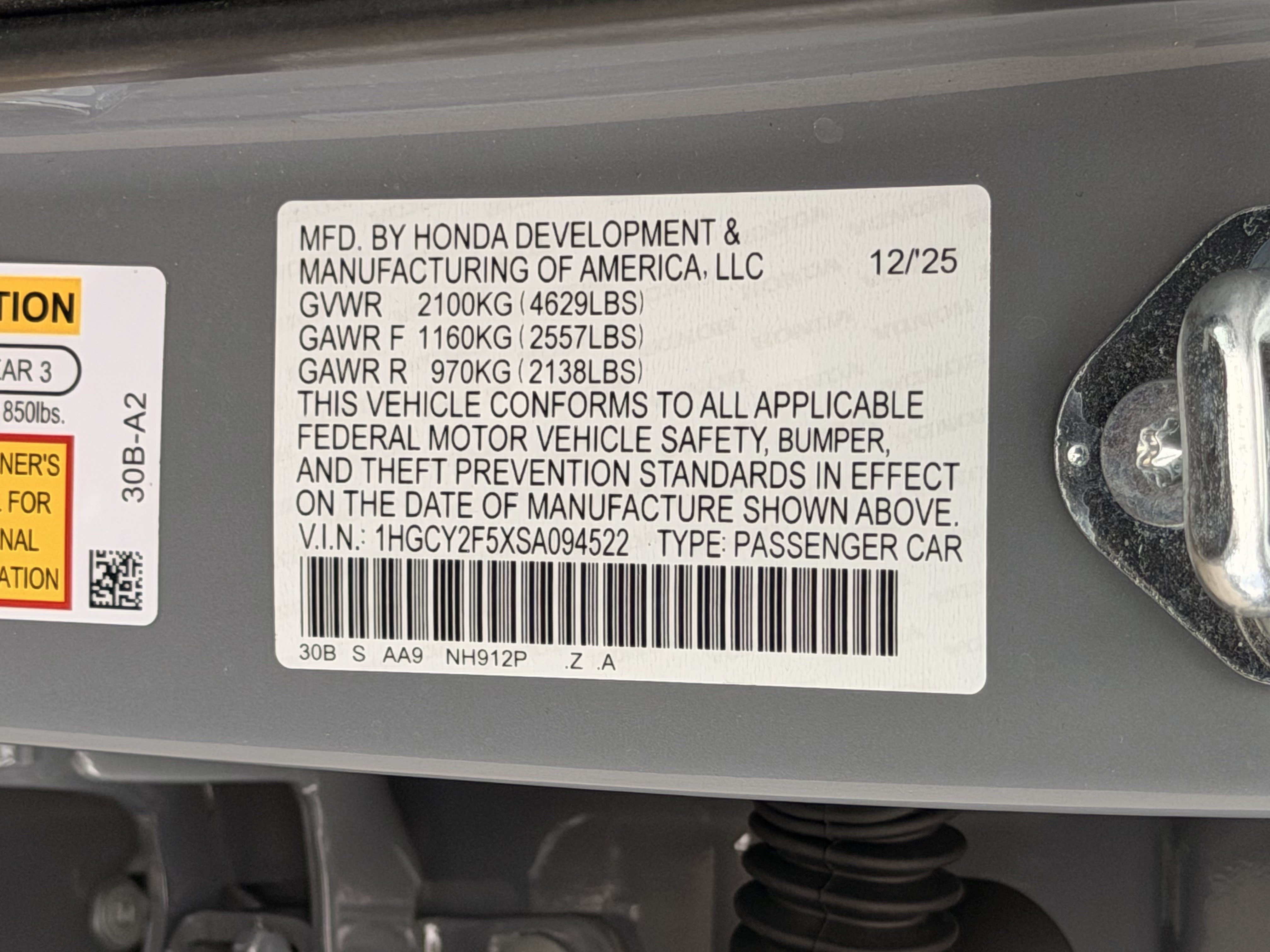 Certified 2025 Honda Accord Sport image 29