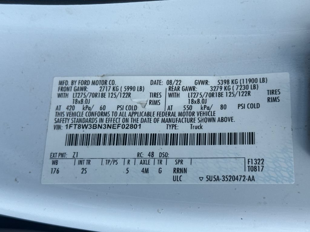 Used 2022 Ford F350 XLT w/ XLT Premium Package AWD/4WD image 34