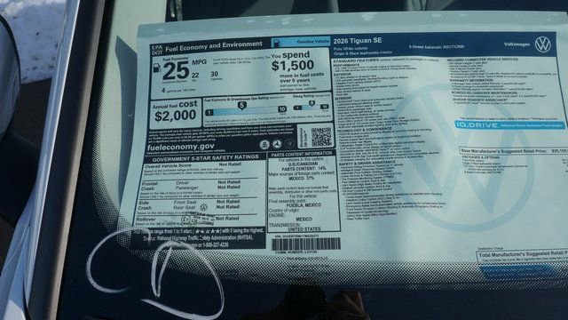 New 2026 Volkswagen Tiguan SE image 4
