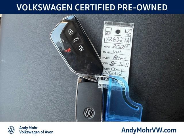 Used 2024 Volkswagen Atlas SE w/ Black Wheel Package AWD/4WD image 33