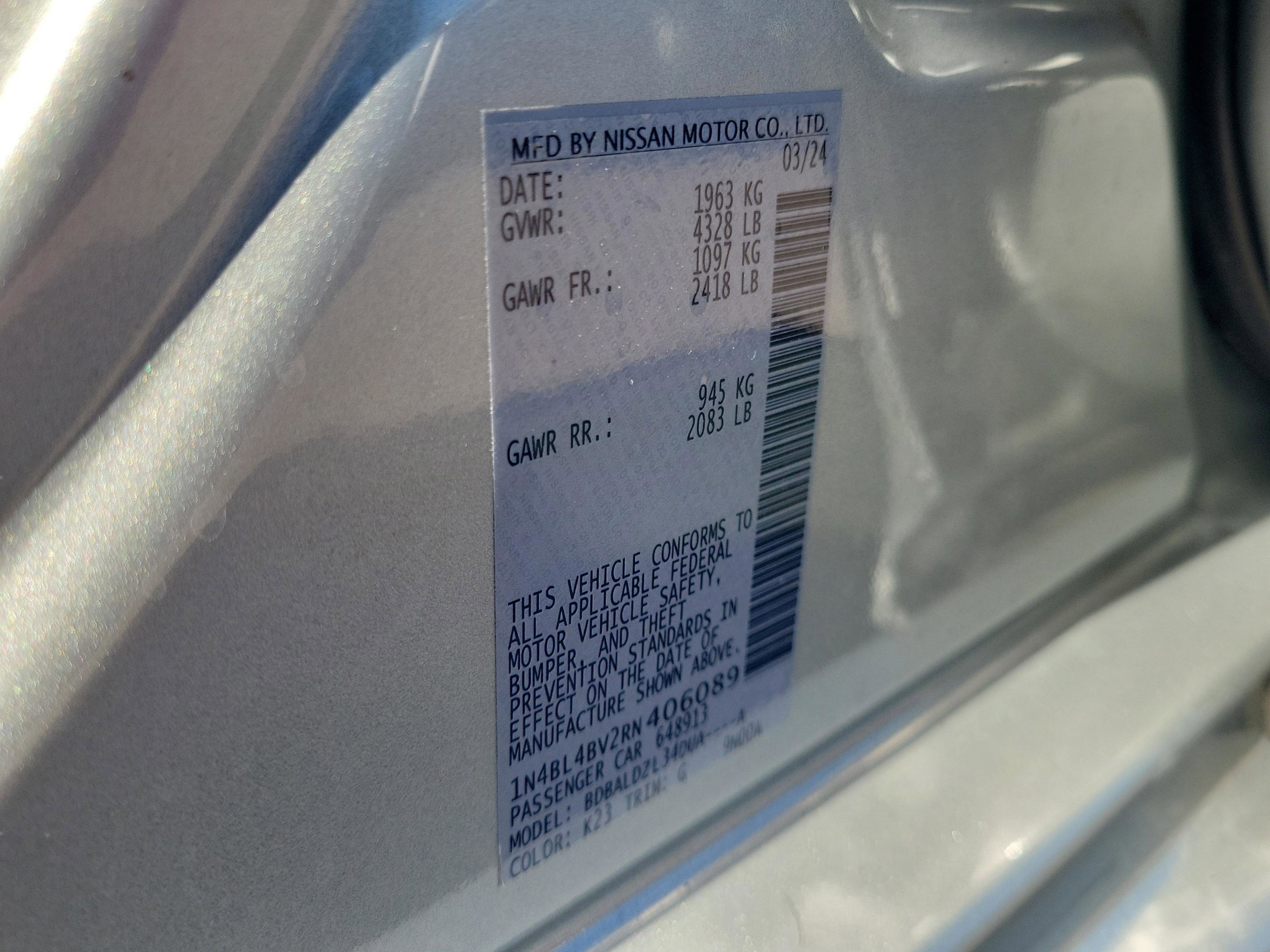 Certified 2024 Nissan Altima 2.5 S image 32