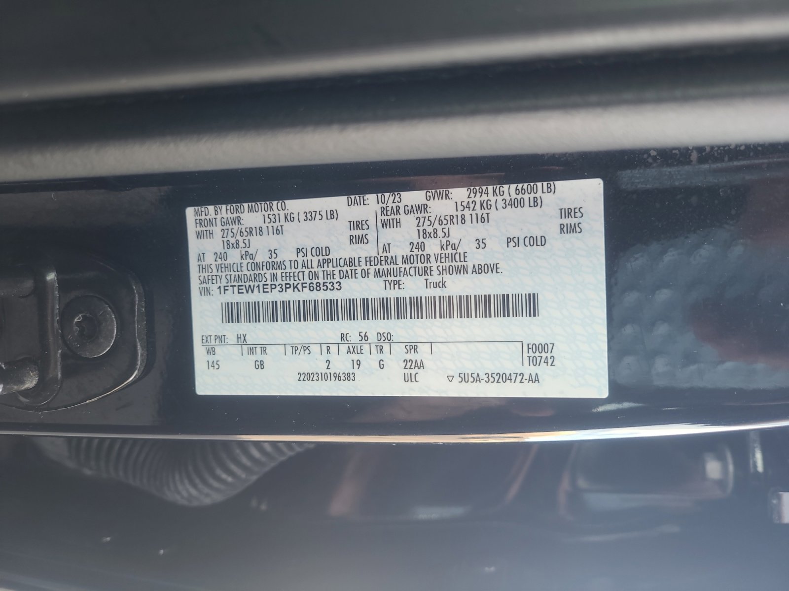 Certified 2023 Ford F150 XL w/ STX Appearance Package image 25