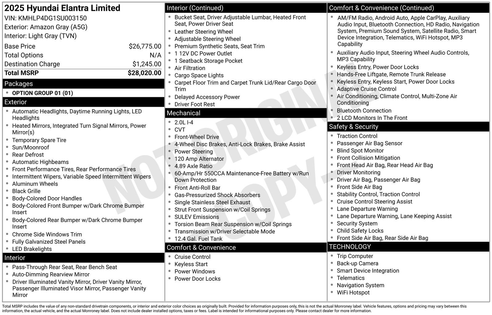 Used 2025 Hyundai Elantra Limited FWD image 34
