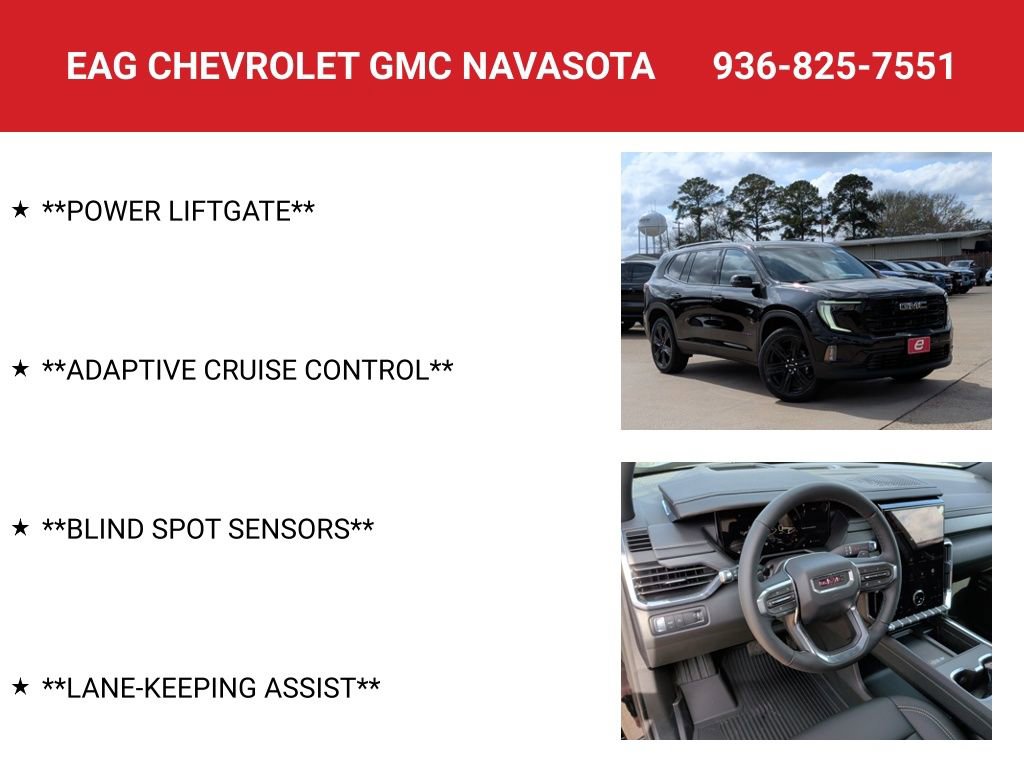 New 2026 GMC Acadia Elevation w/ Black Edition image 8