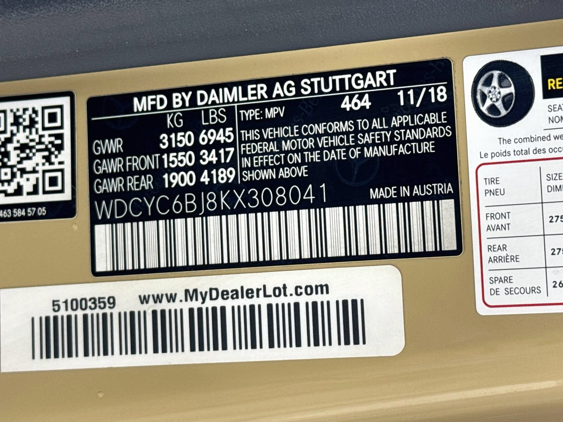 Certified 2019 Mercedes-Benz G 550 image 35
