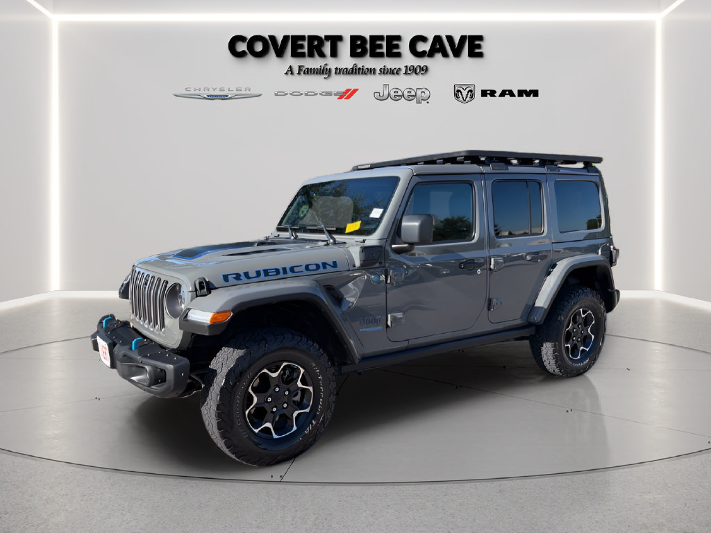Used 2022 Jeep Wrangler Unlimited Rubicon 4xe w/ Steel Bumper Group AWD/4WD image 3