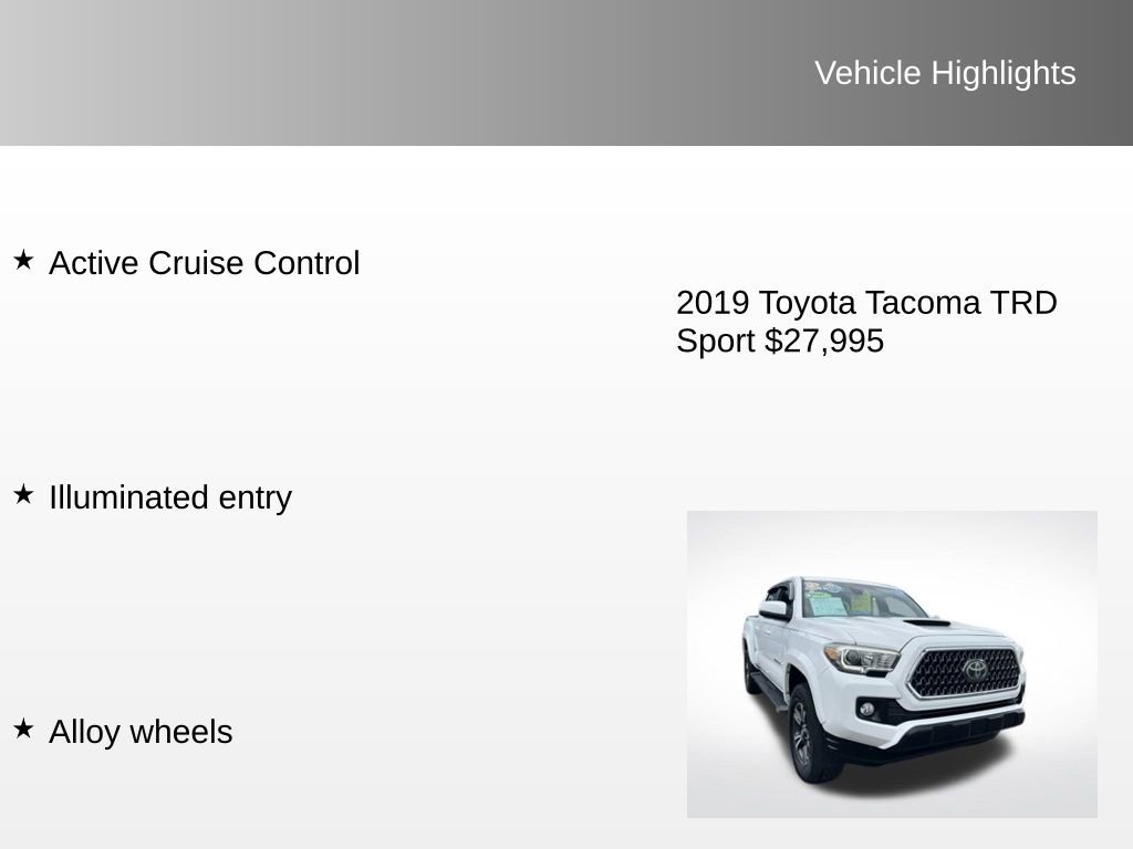 Used 2019 Toyota Tacoma TRD Sport image 12