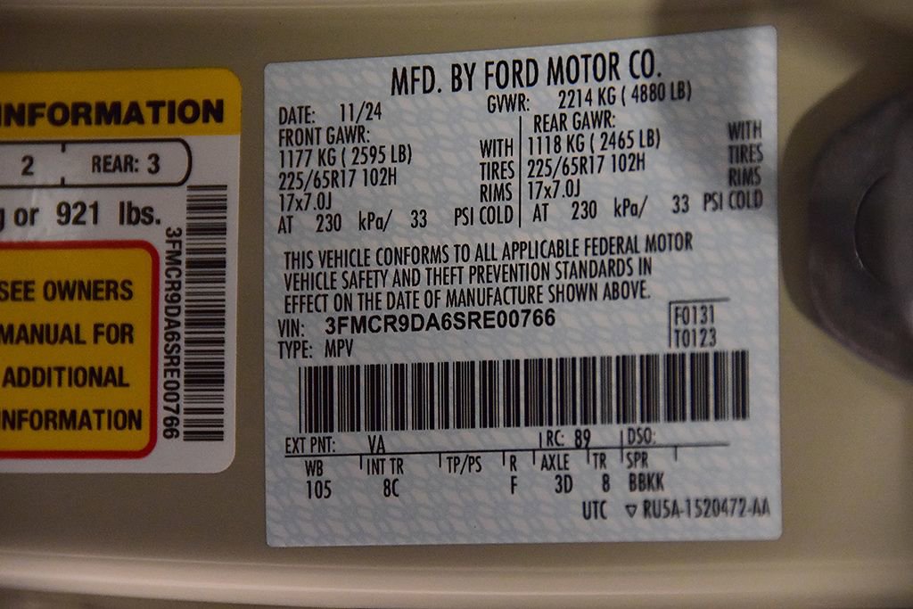 Used 2025 Ford Bronco Sport Badlands w/ Badlands Tech Package image 15