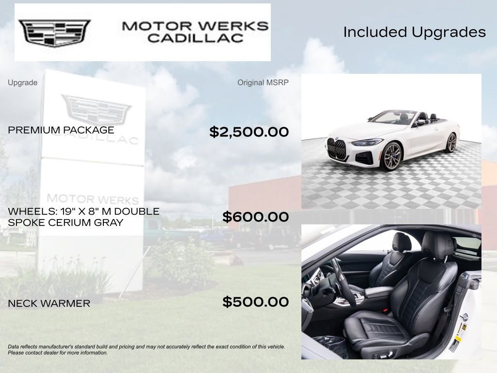 Used 2021 BMW M440i Convertible w/ Premium Package image 4