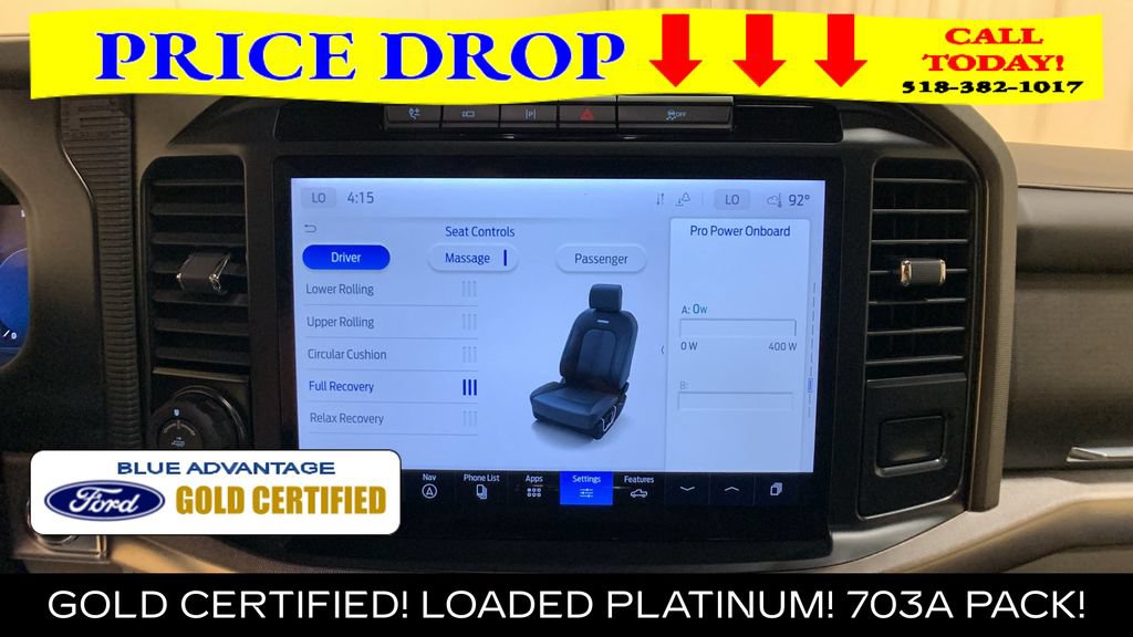 Certified 2024 Ford F150 Platinum w/ Equipment Group 703A Plus AWD/4WD image 42