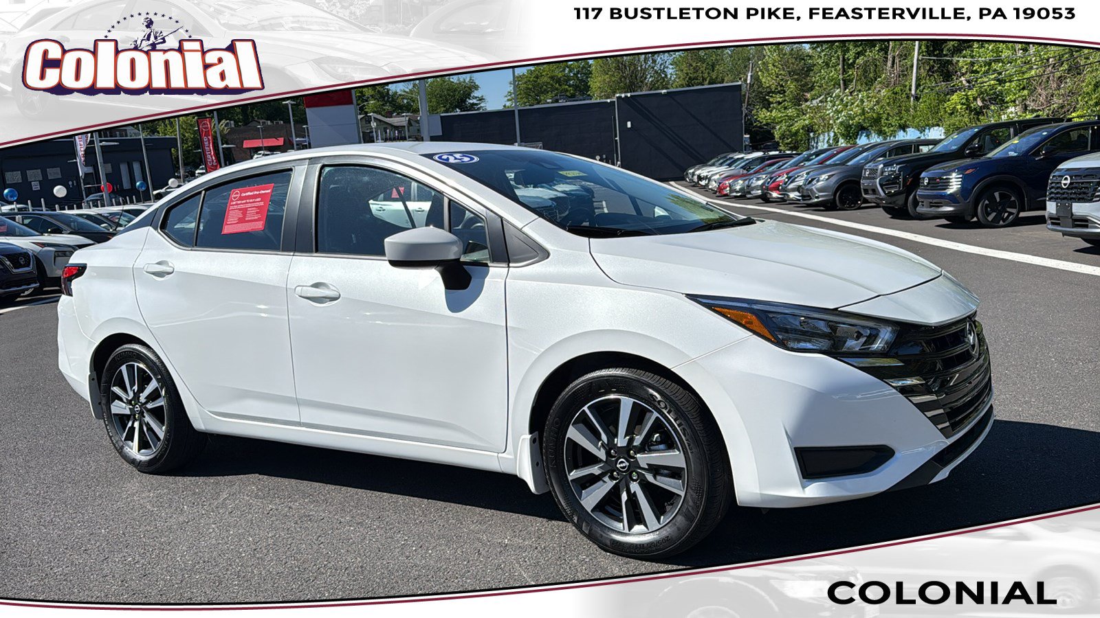 Certified 2025 Nissan Versa SV w/ Trunk Package FWD video 1