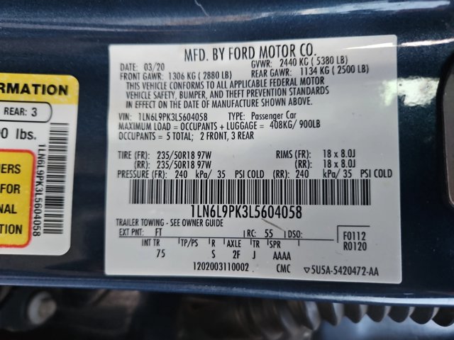 Used 2020 Lincoln Continental w/ Convenience Package FWD image 26