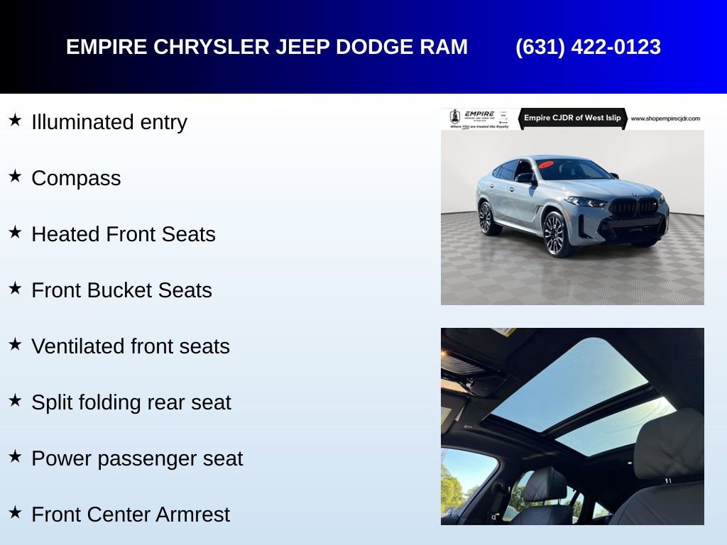 Used 2024 BMW X6 M60i w/ Executive Package image 31