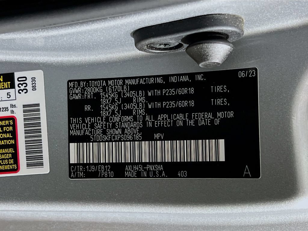 Used 2023 Toyota Sienna XSE w/ XSE Plus Package AWD/4WD image 33