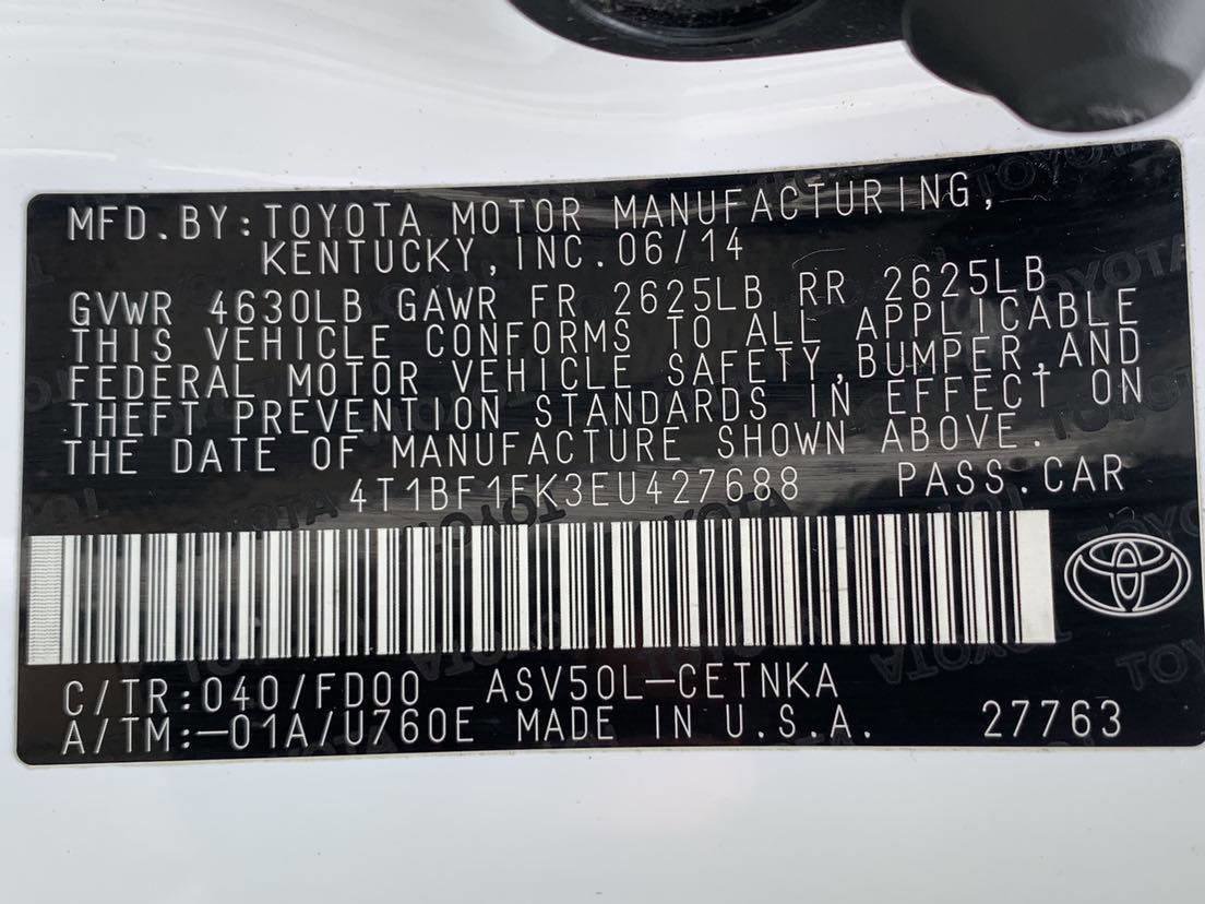 Used 2014 Toyota Camry LE FWD image 42