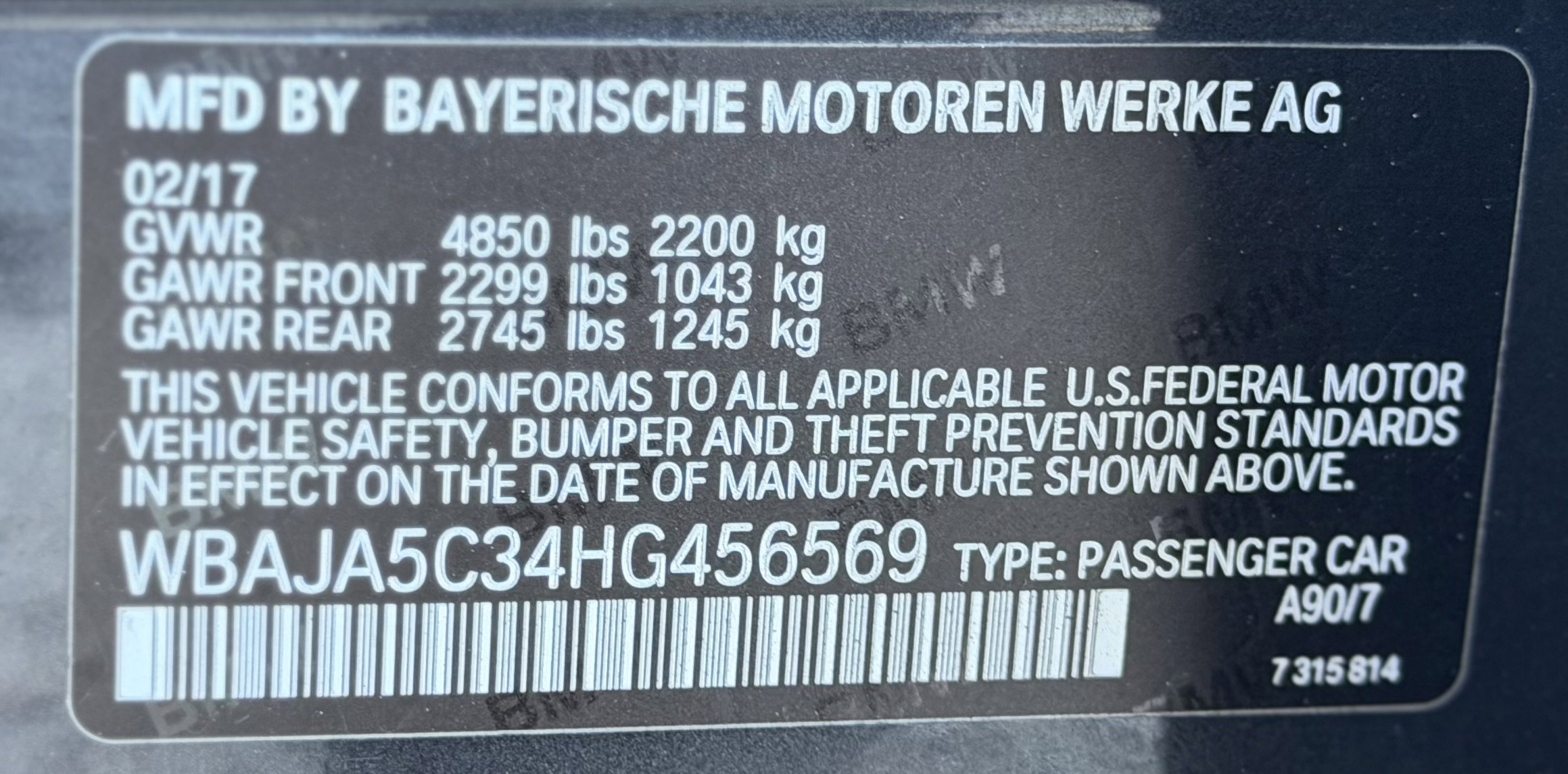 Used 2017 BMW 530i RWD image 38