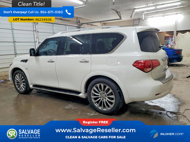 Used 2017 INFINITI QX80 4WD w/ Deluxe Technology Package image 3