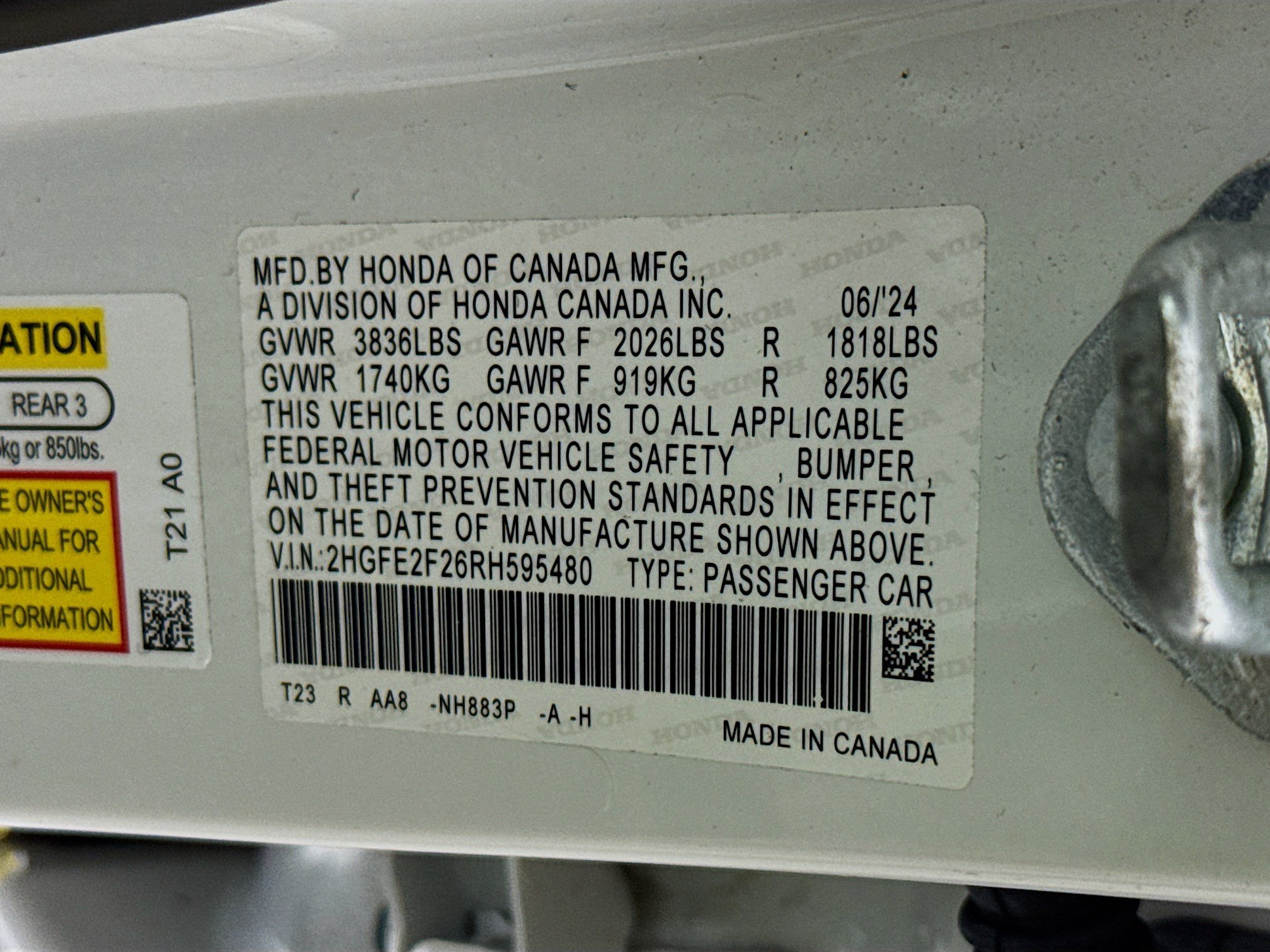 Used 2024 Honda Civic LX image 38