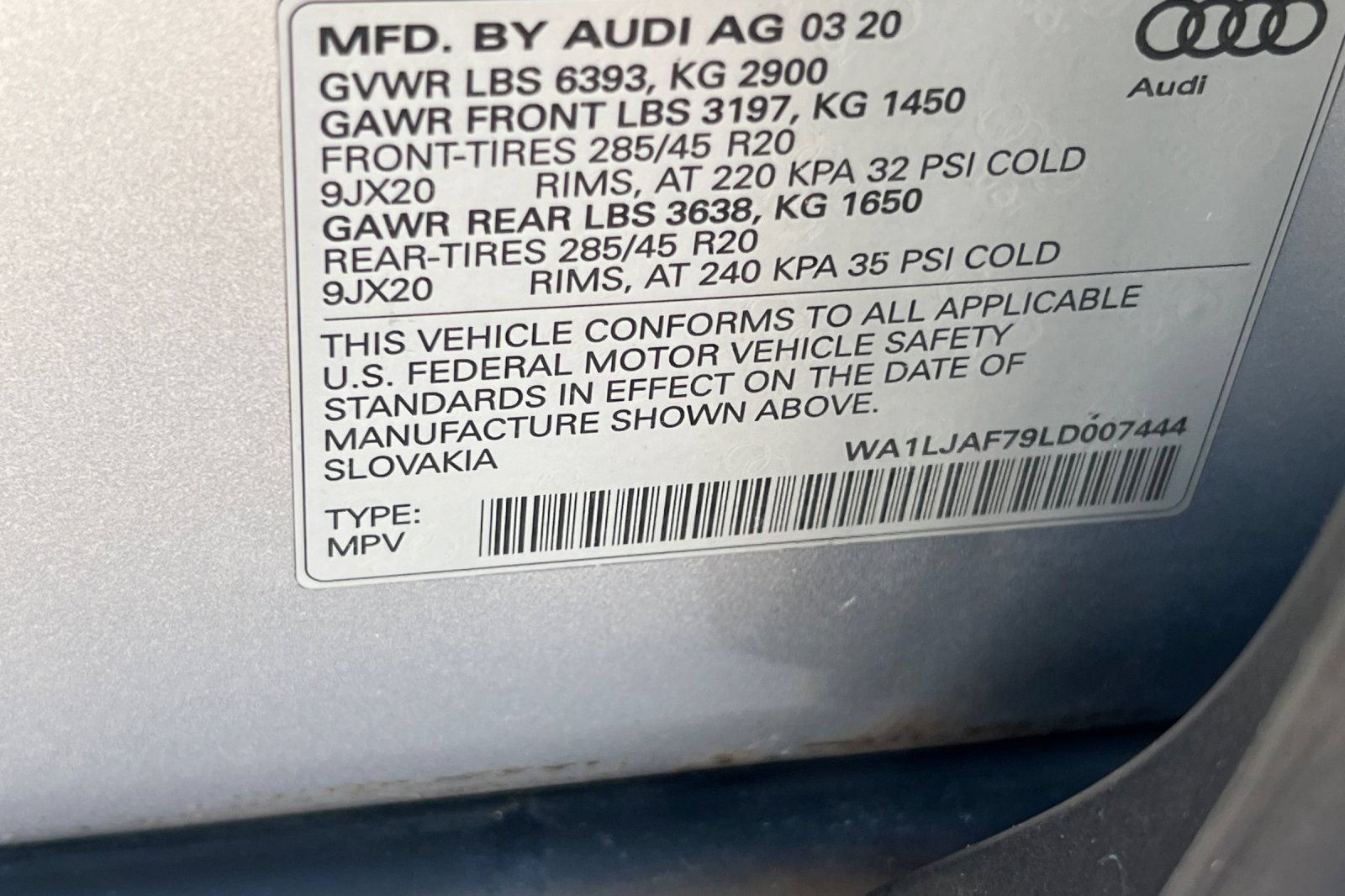 Used 2020 Audi Q7 2.0T Premium Plus w/ Premium Plus Package AWD/4WD image 38