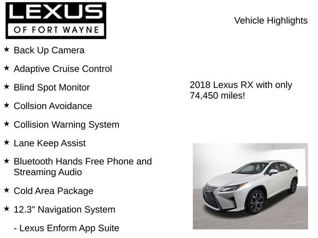 Used 2018 Lexus RX 350 AWD image 7